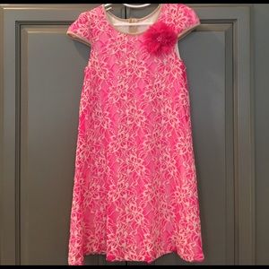 Hot Pink Lace Dress