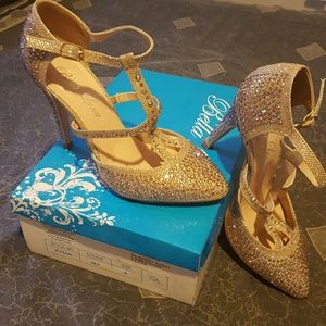 Rhinestone Studded Stiletto