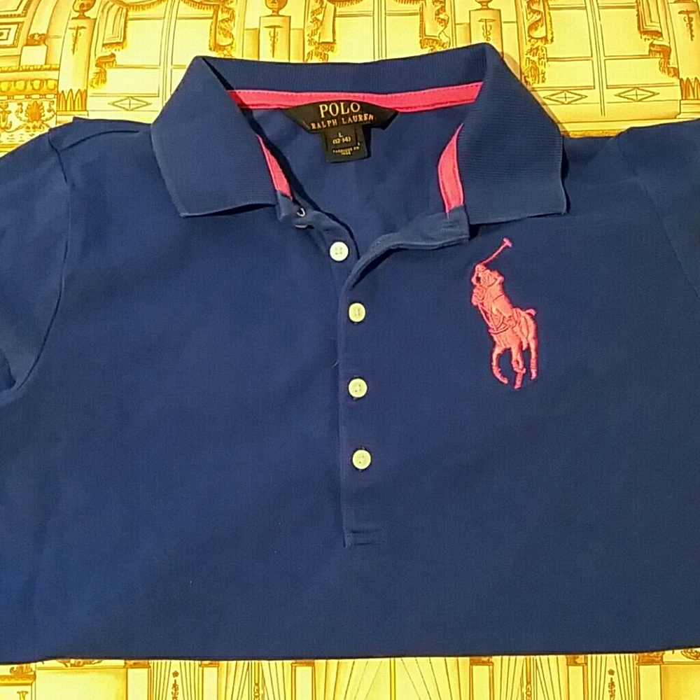 Girls' Polo Ralph Lauren long sleeve polo