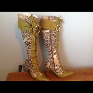 Christian Dior Leopard Boots-GORGEOUS!