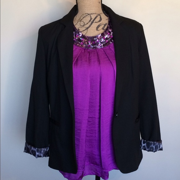 Adiva Tops - Adiva lined sequins & beaded blouse w/back button Adiva Tops - Adiva lined sequins & beaded blouse w/back button