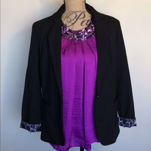 Adiva Tops - Adiva lined sequins & beaded blouse w/back button Adiva Tops - Adiva lined sequins & beaded blouse w/back button
