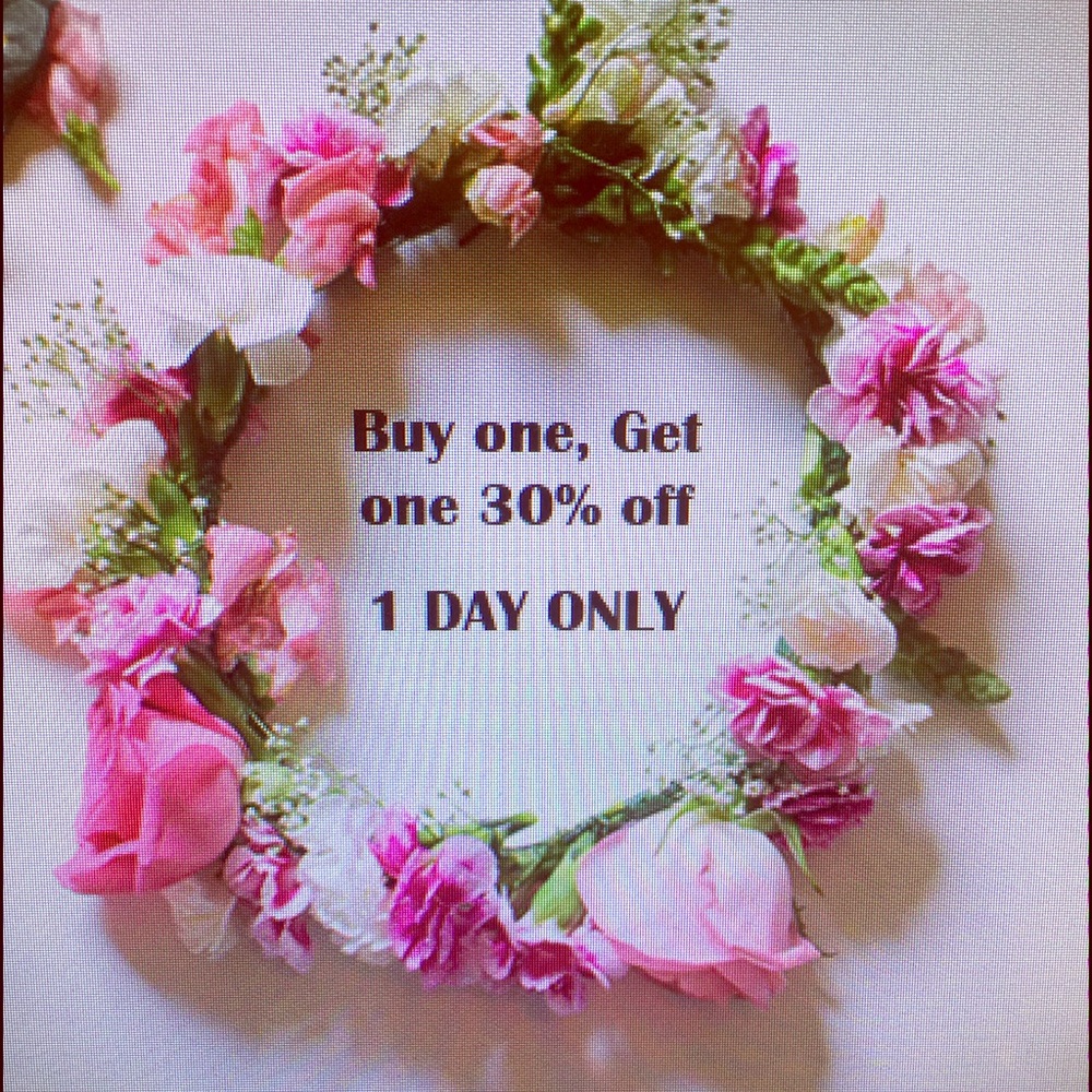 One day special! Two or more in a bundle is 30%off