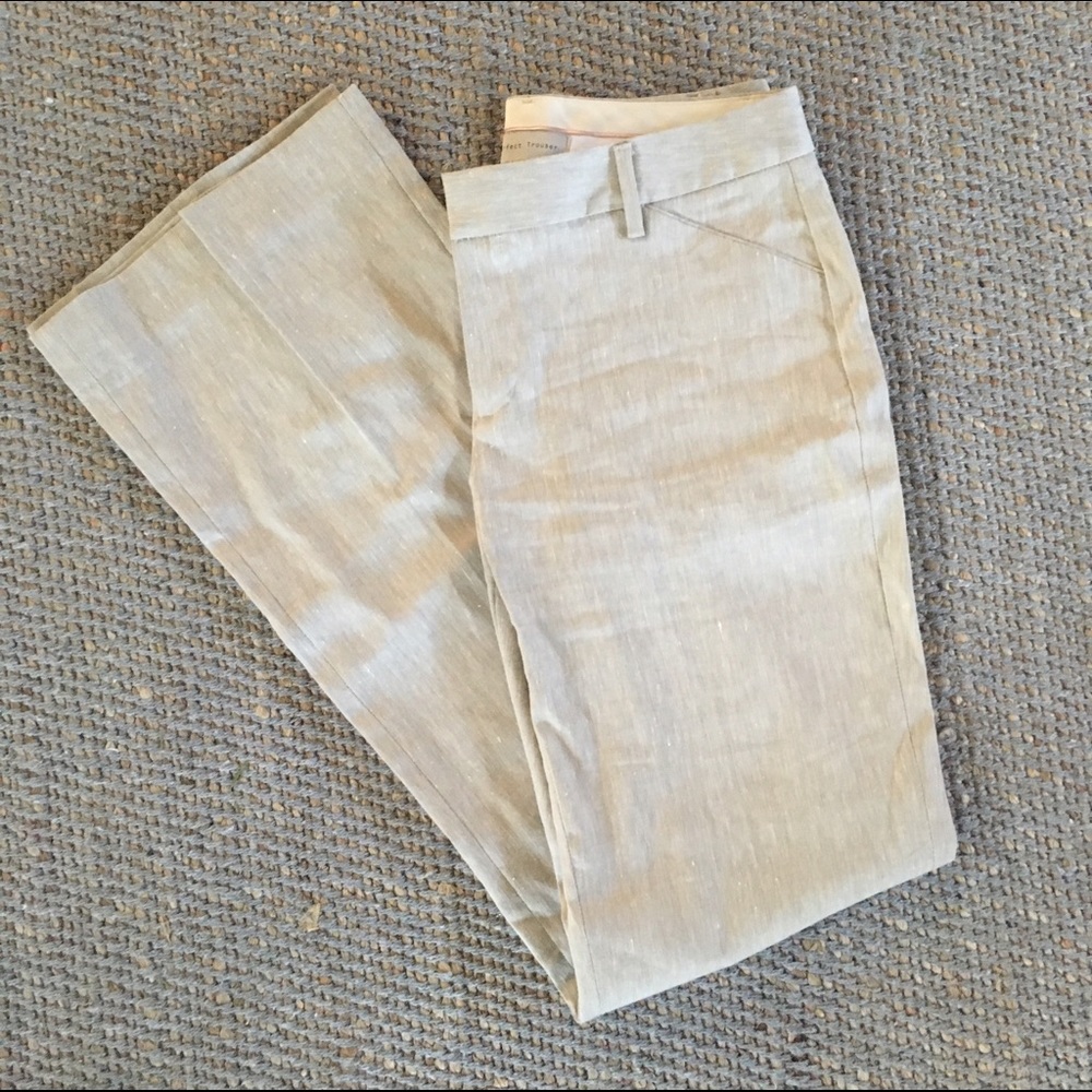 Gap "Perfect Trouser" Linen Pants