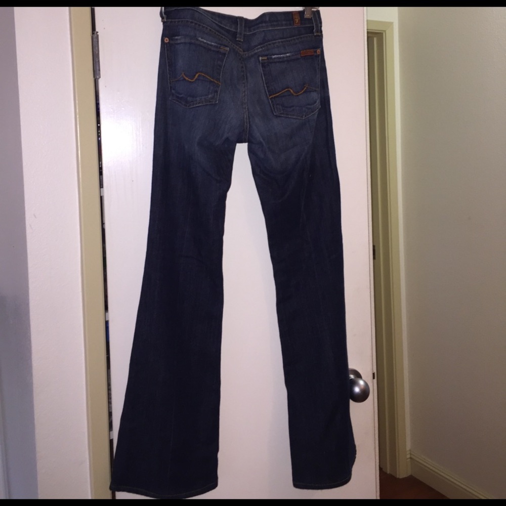Size 27 7 for all mankind flares