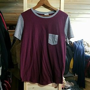 Maroon Victoria Secret PINK top small
