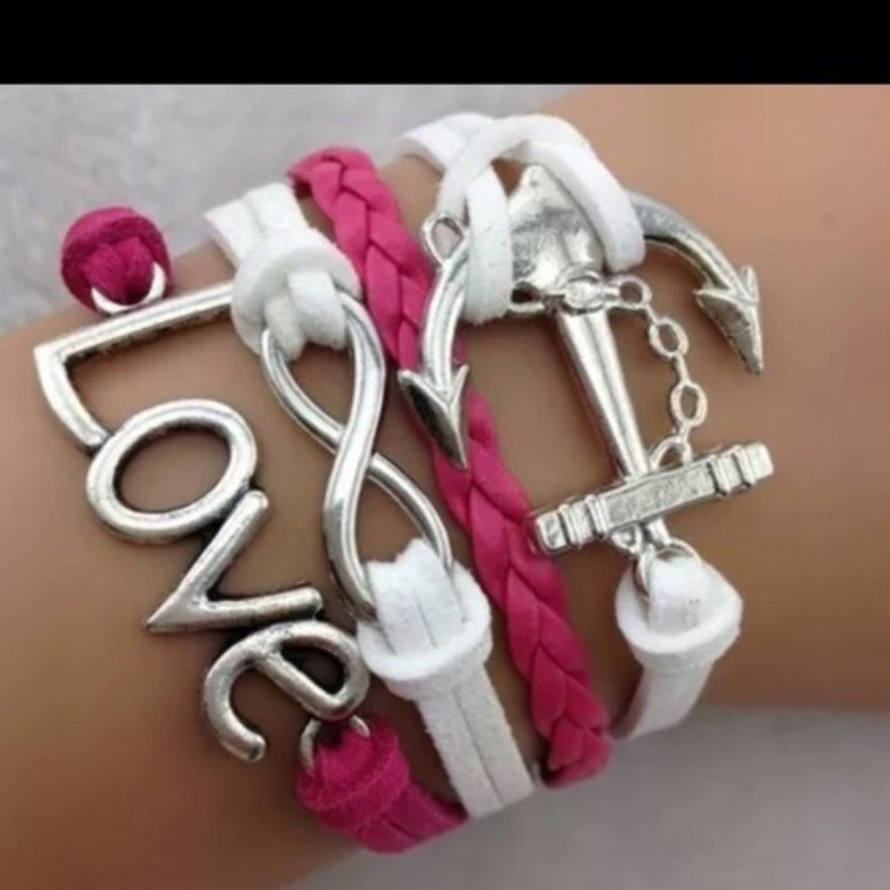 Love, infinity, anchor ⚓️ bracelet