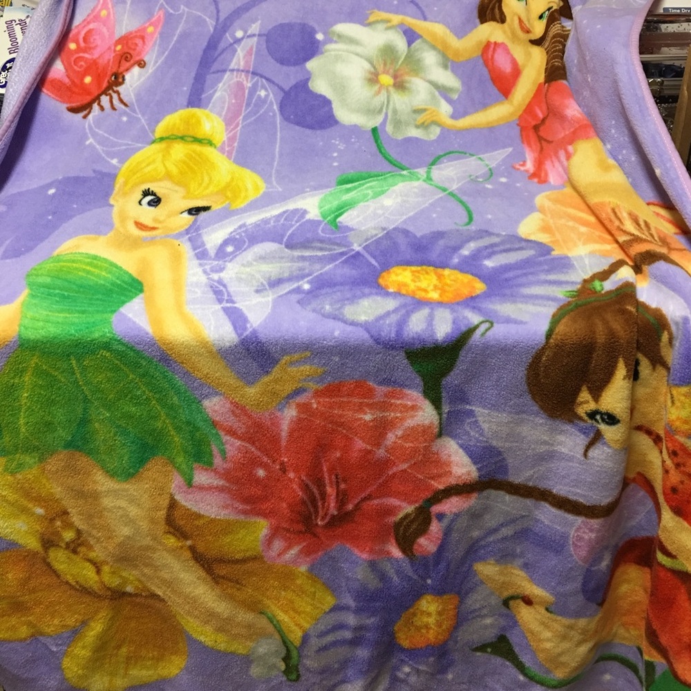 Tinker bell blanket