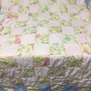 Handmade baby quilt