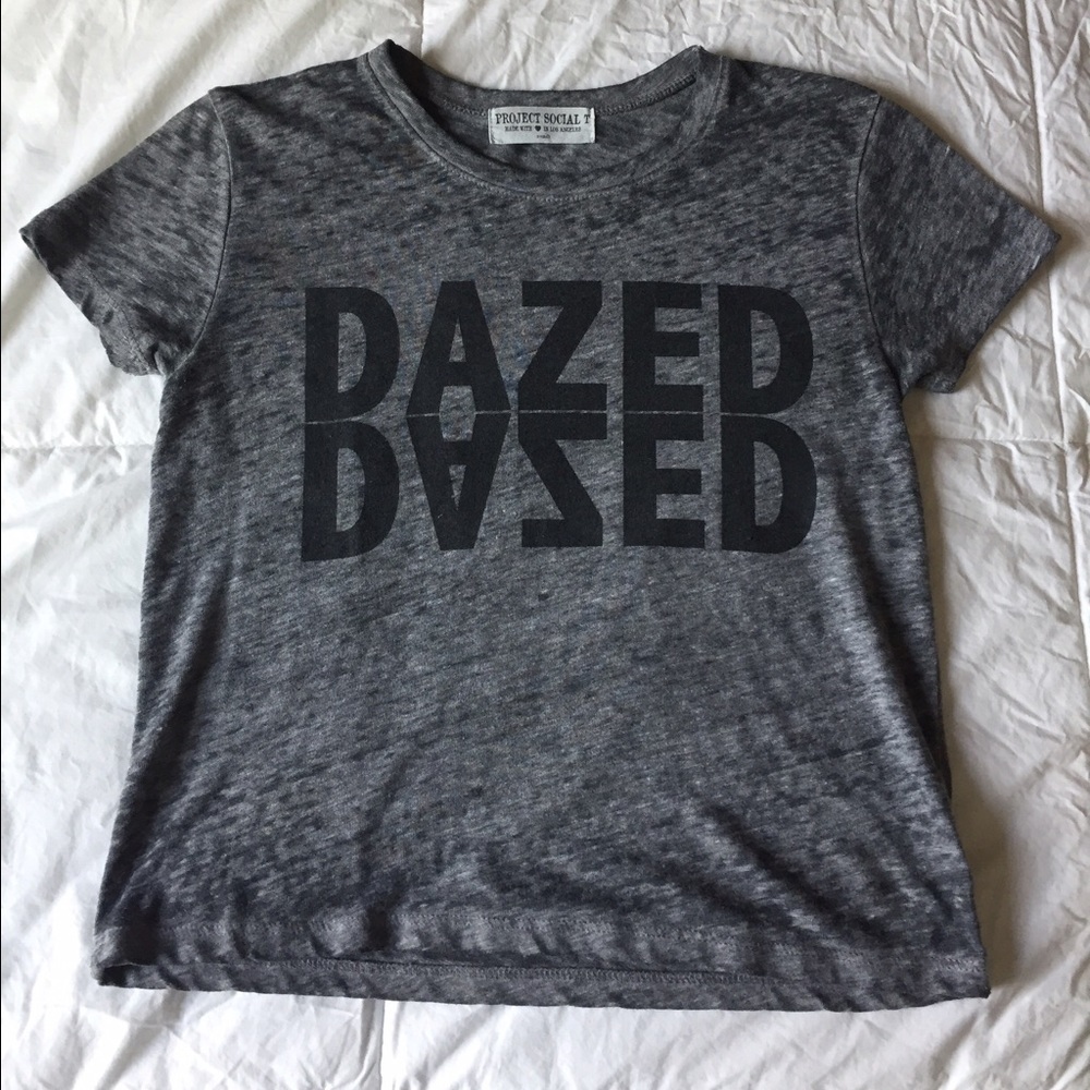 Urban outfitters Dazed crop tee