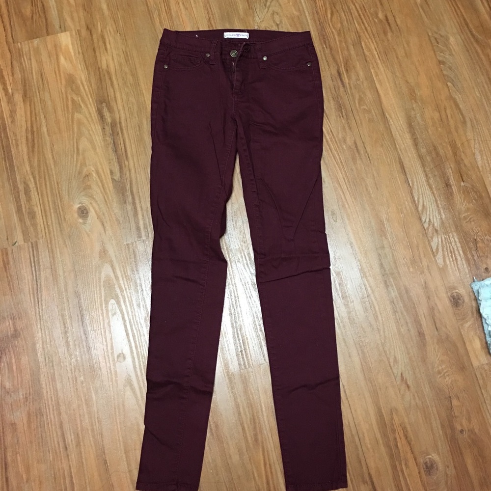 Altar'd State Maroon Jeans