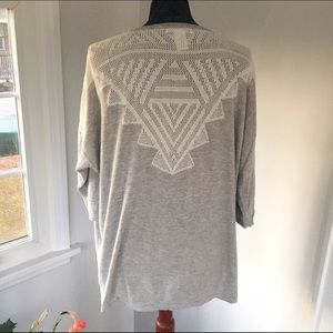 Heather Gray 3/4 Sleeve Cardigan