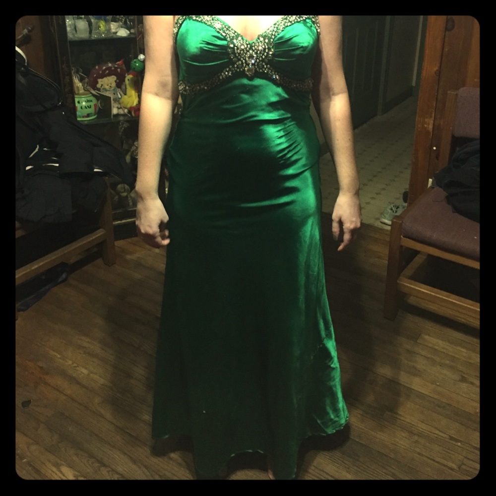 Emerald formal gown
