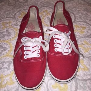 Red Vans