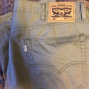 Levi's 505 Olive Green