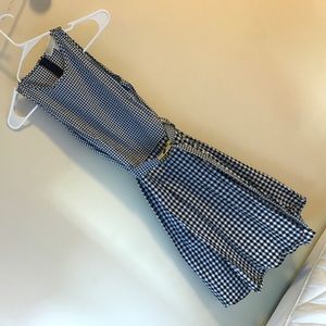 Michael Kors blue/white gingham dress