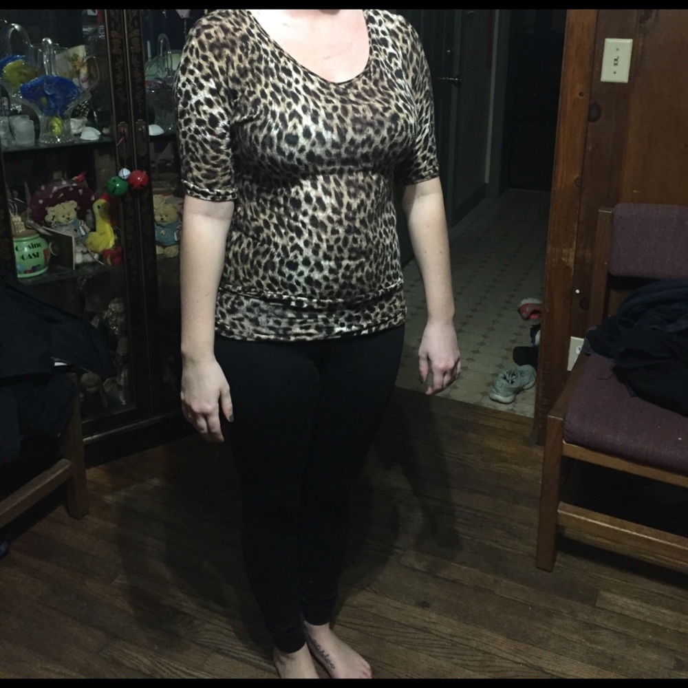 Cheetah blouse