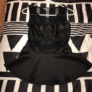 Black Charlotte Russe Peplum top