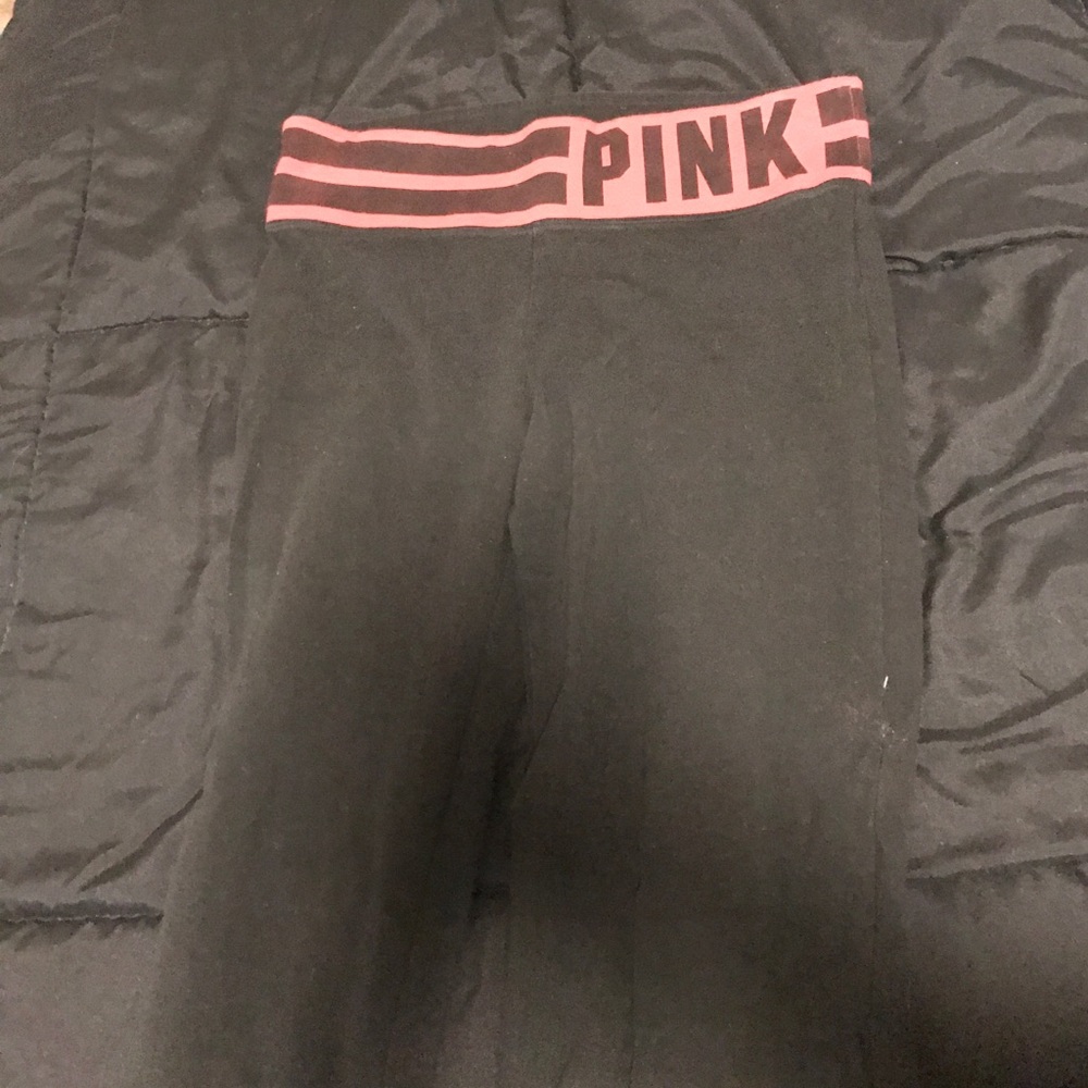 Pink boot cut yoga pants