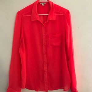 American Eagle - Sheer button down