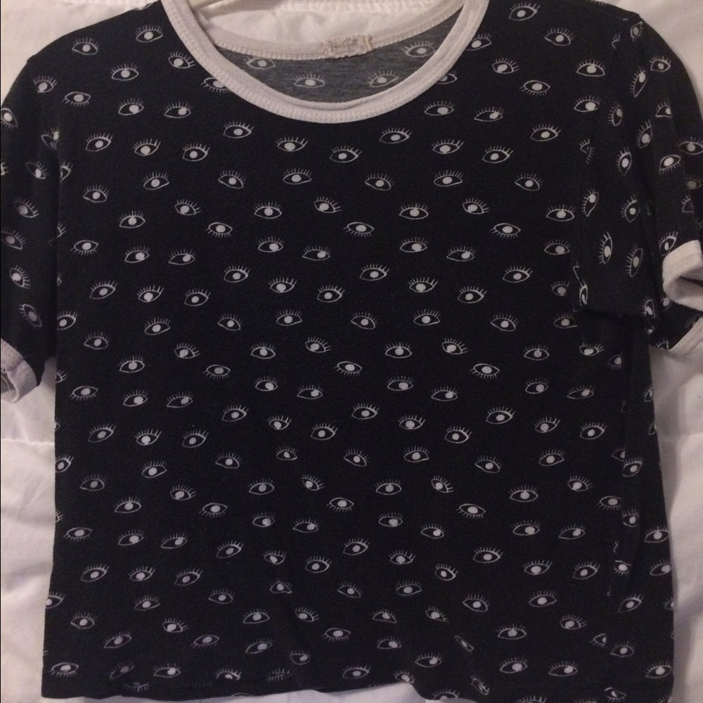 Brandy Melville Eyeball T Shirt