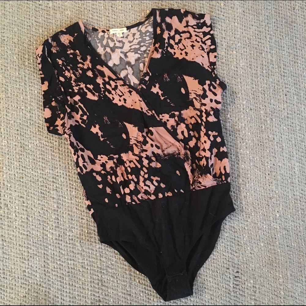 Silence + Noise Bodysuit Blouse