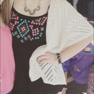 Flowy Short Sleeved Cardigan