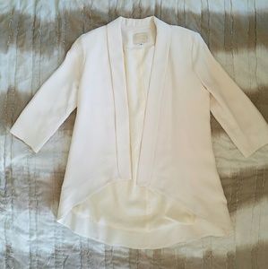 Alberto Makali Cream Hi-low Blazer