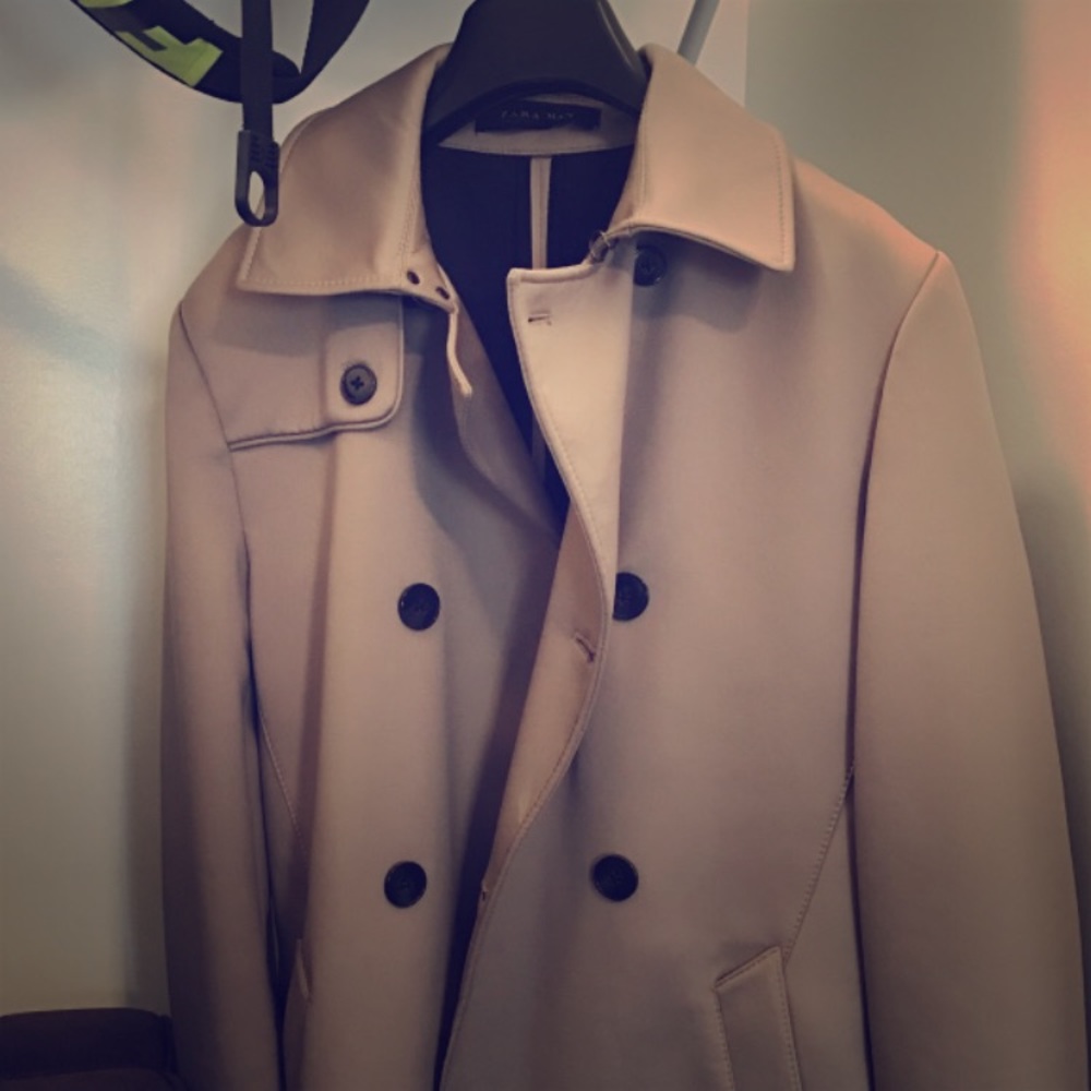 Tan Zara Trench Coat