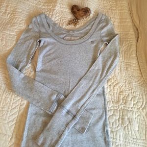 Abercrombie grey long sleeve