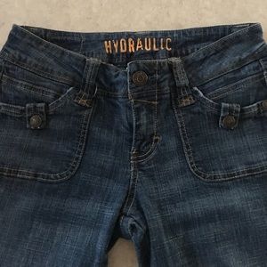 Junior Blue Jeans Hydraulic Brand Bootcut
