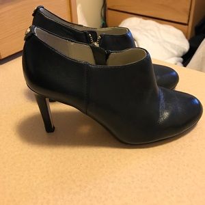 Michael Kors black heel booties