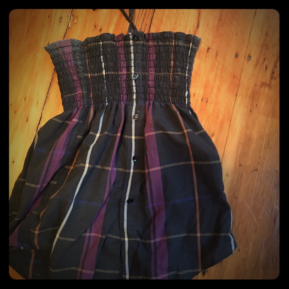 Urban Renewal (urban outfitters) plaid top sz s/m