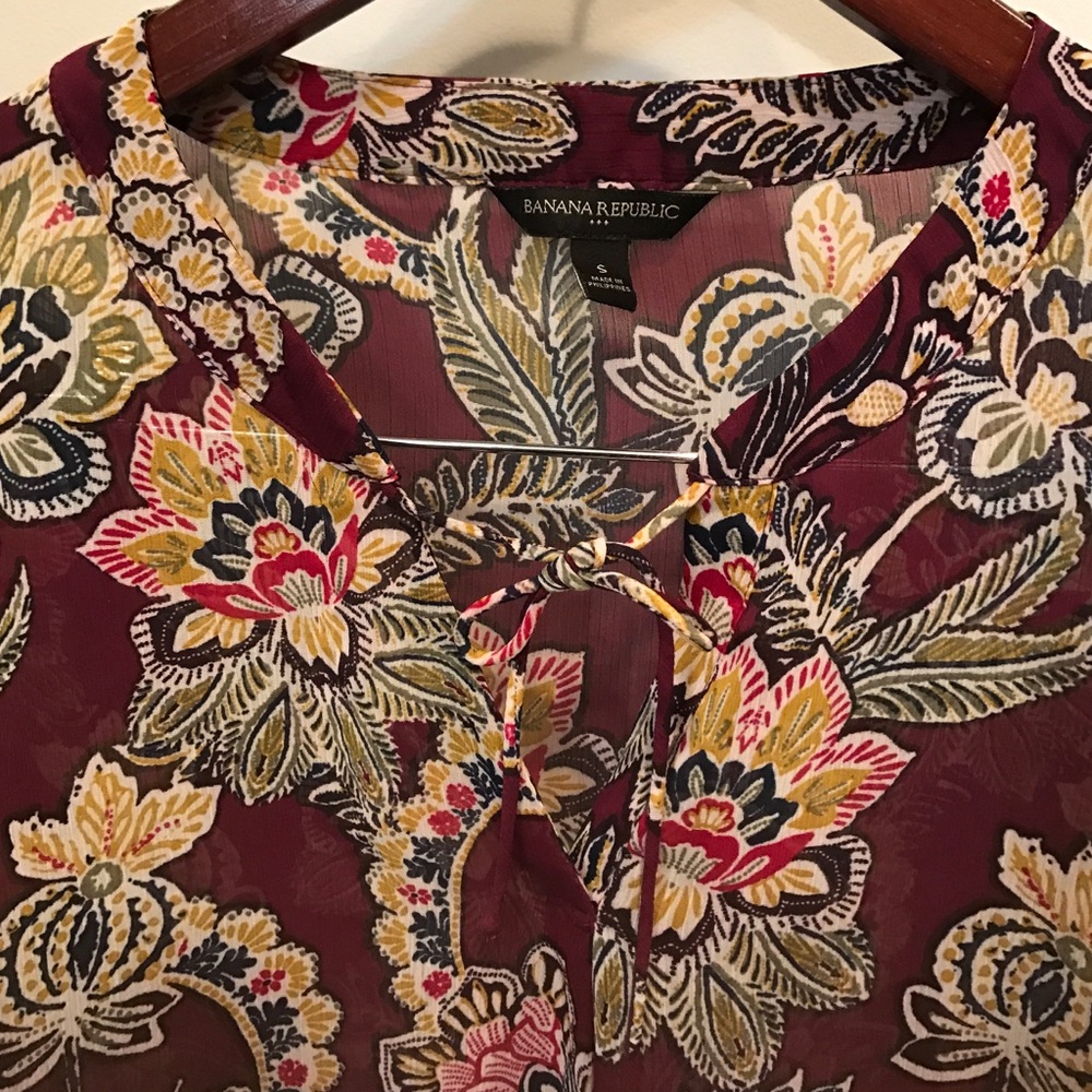 Banana Republic sheer top