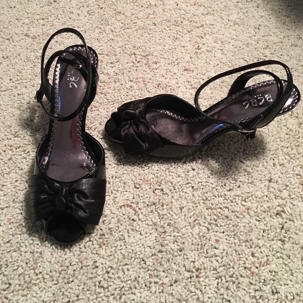 BCBG Paris black pumps.  Size 10.