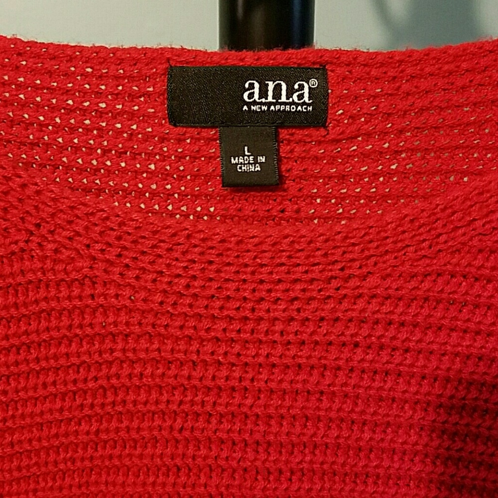 Red sweater size L