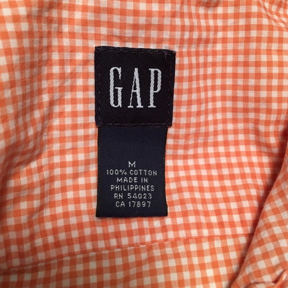 GAP “Creamsicle” Button Down - Picture 4 of 4