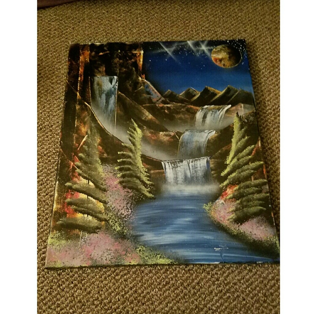 Handmade beach painting