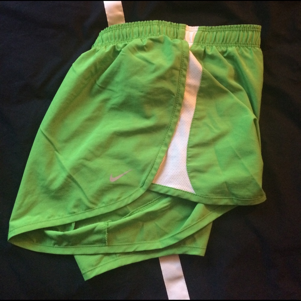 Green Track Shorts
