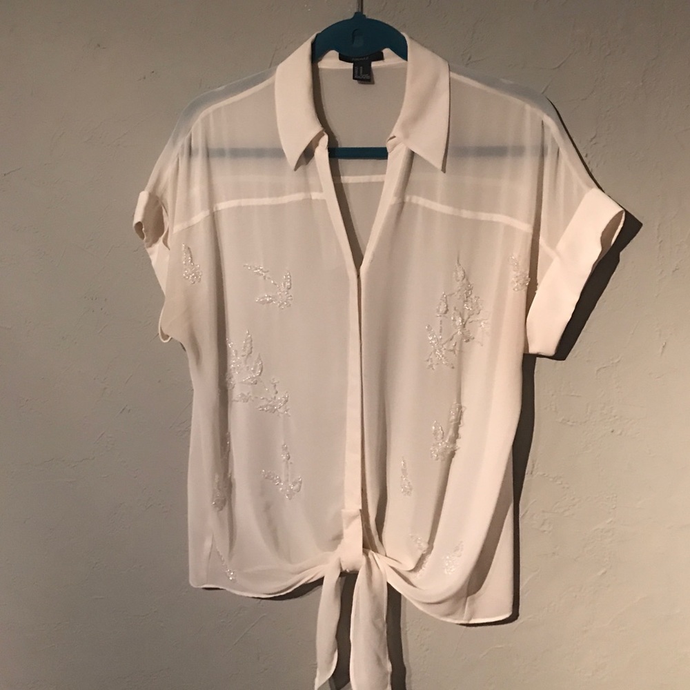 Sheer blouse