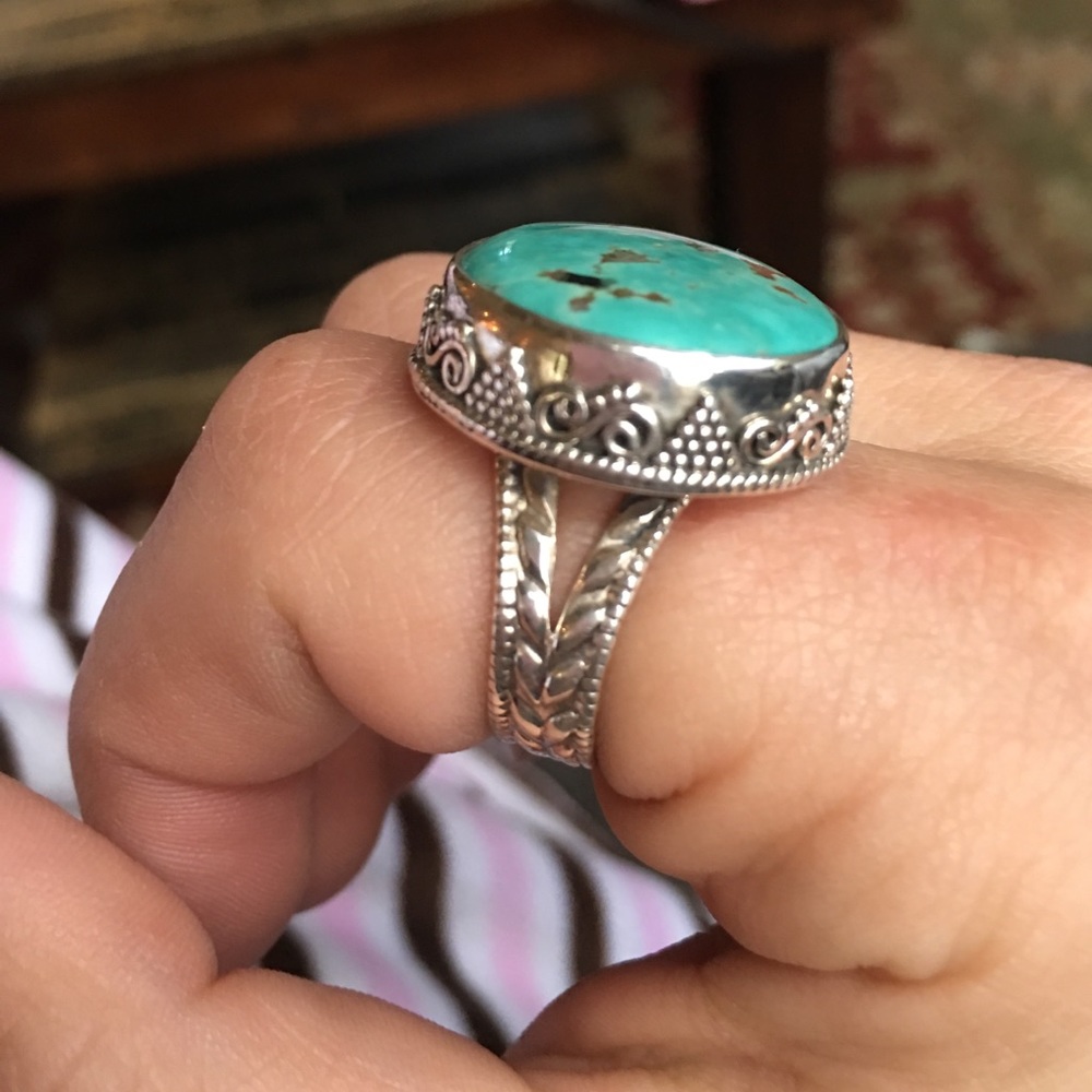 Authentic turquoise ring - Picture 2 of 2