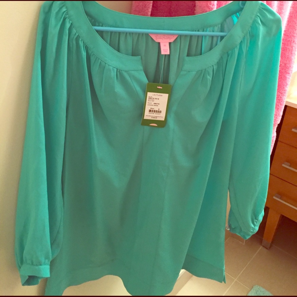 Lilly Pulitzer brand new, never worn green blouse