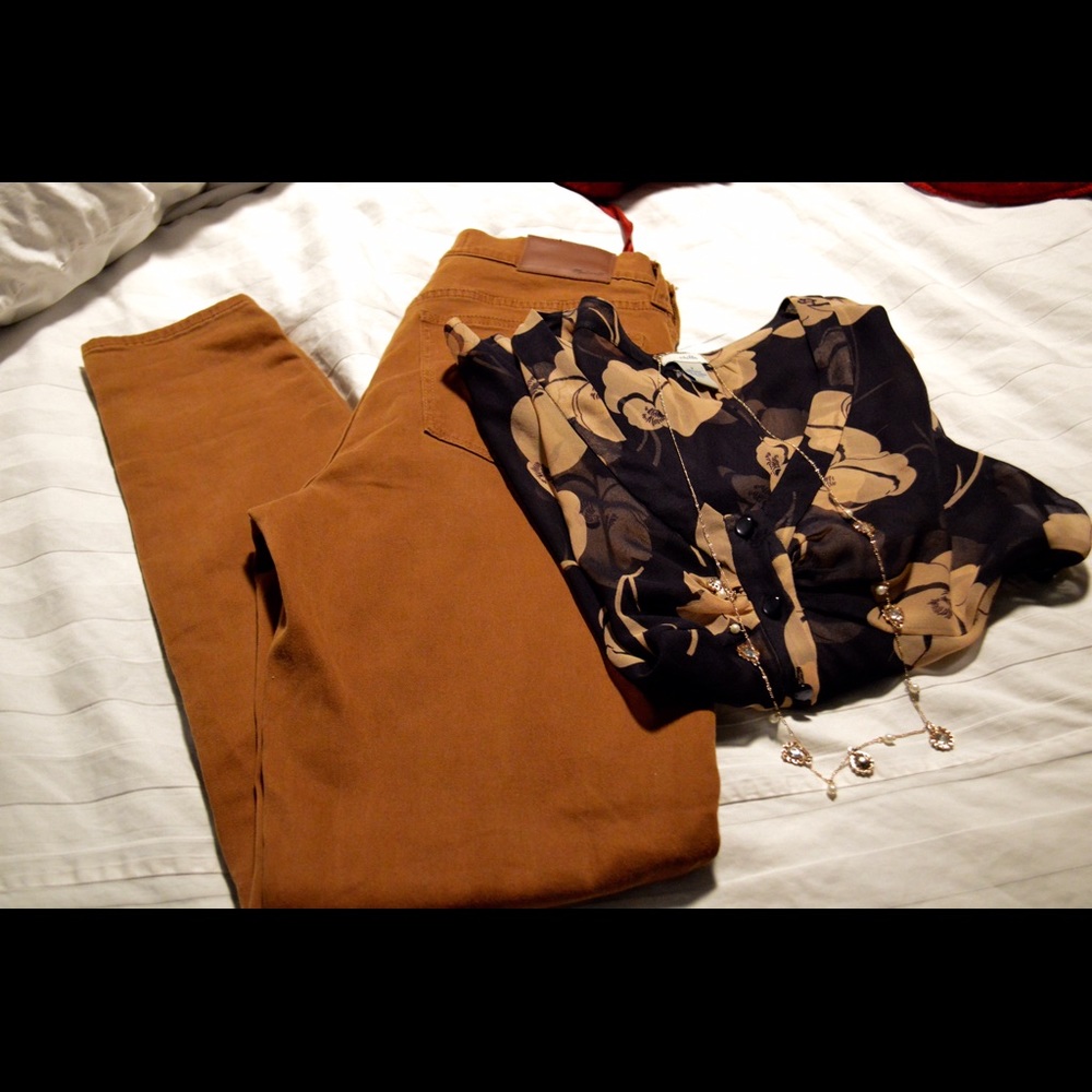 NWOT Madewell high riser skinny jeans