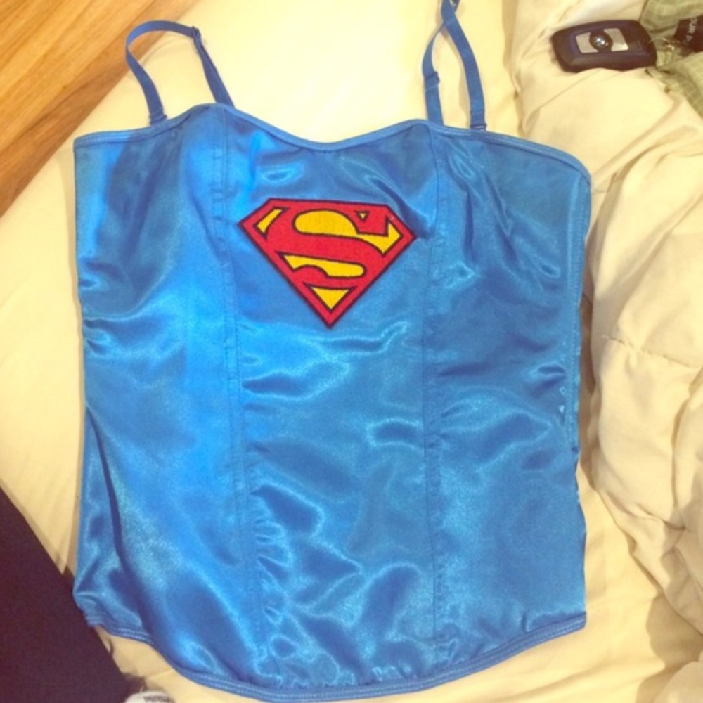 Superman corset top