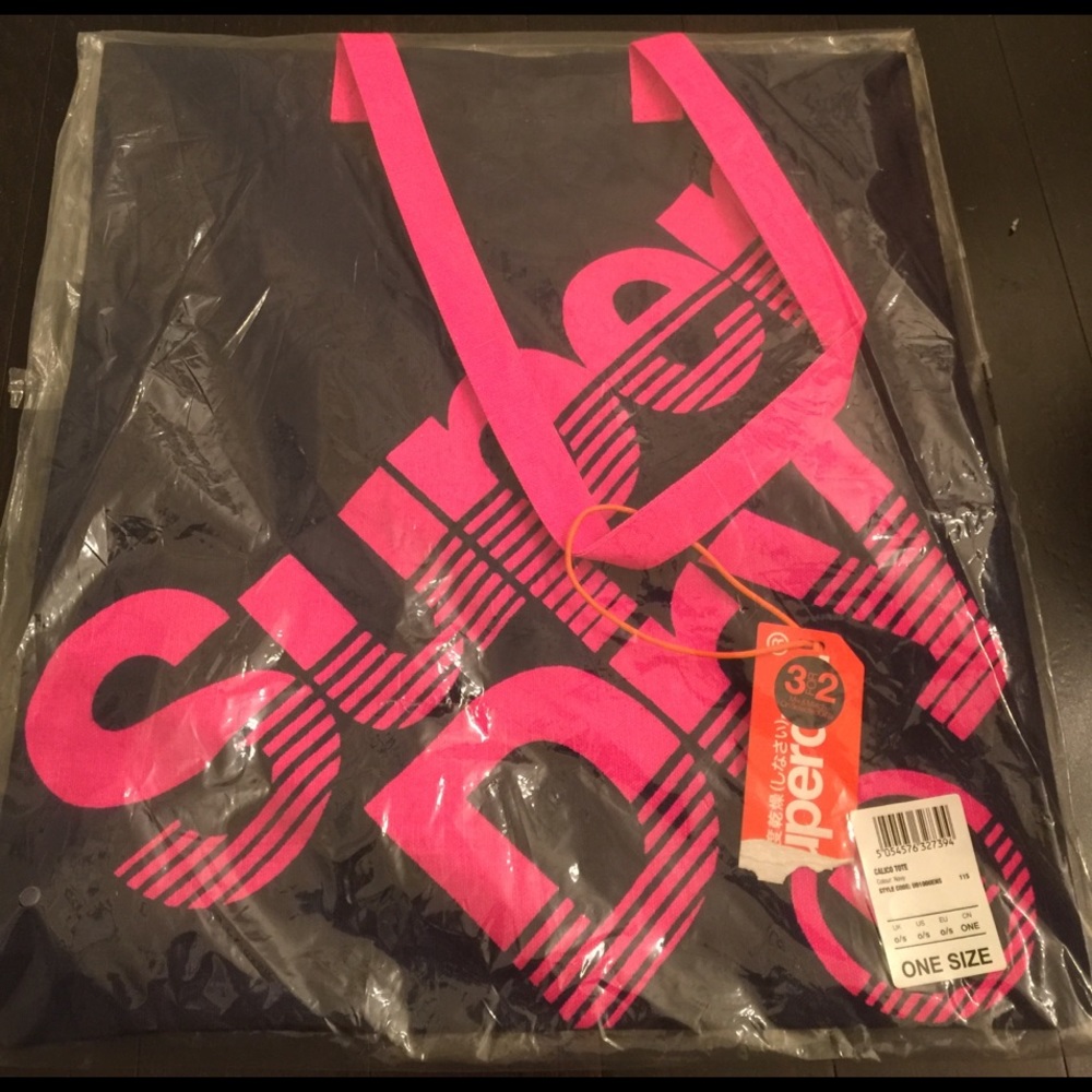 Super dry tote NEW authentic