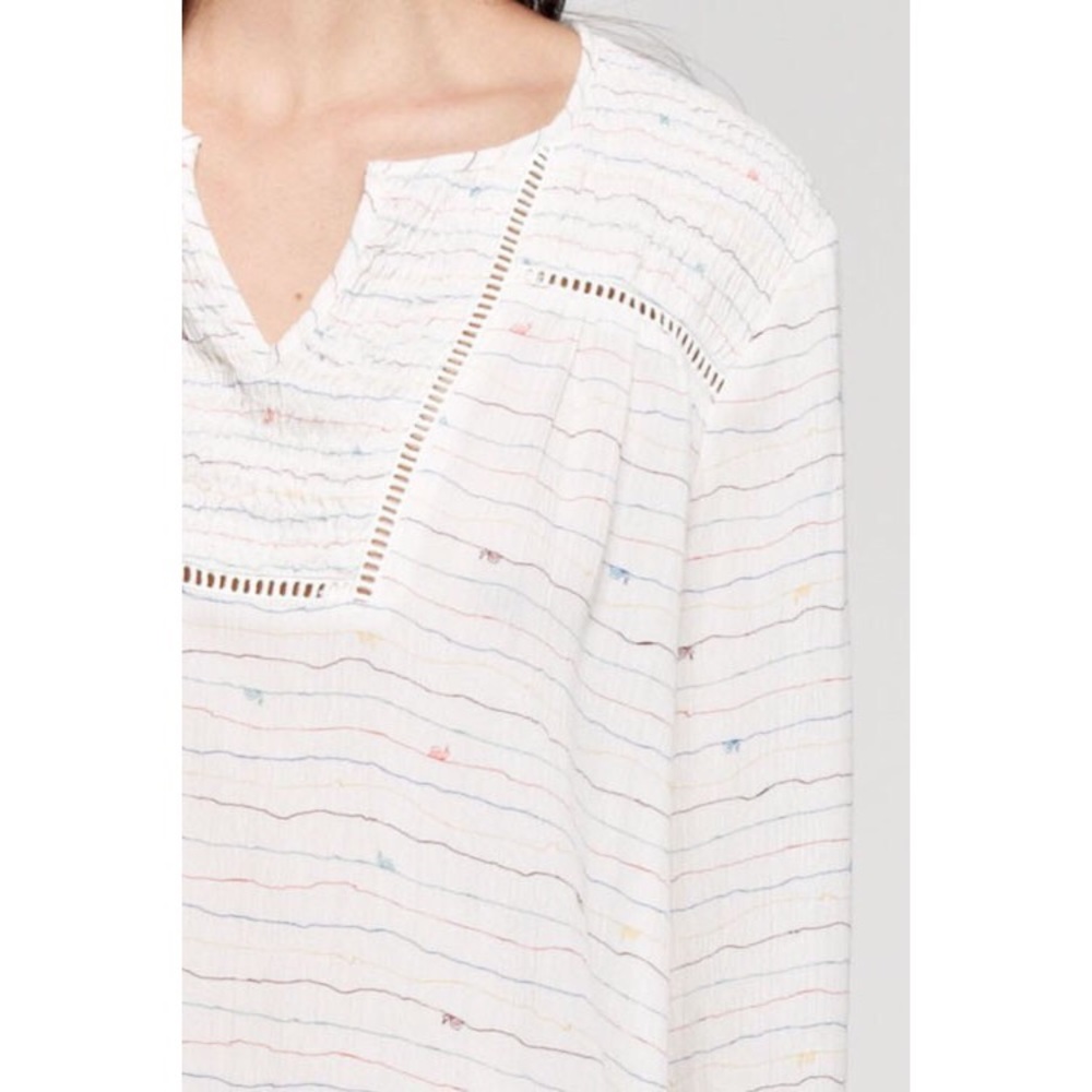 >>LAST<< Island in the Sun White Printed Top - Picture 4 of 4