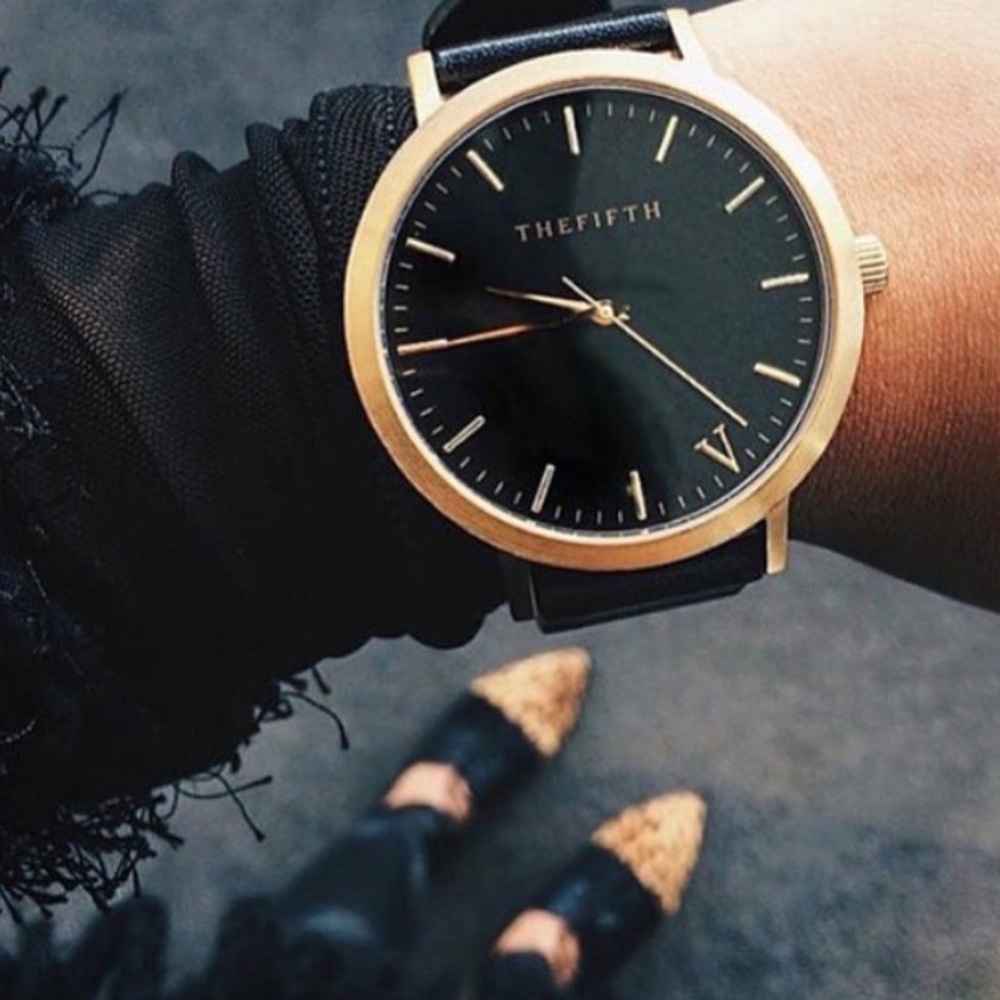 Black and Gold watch