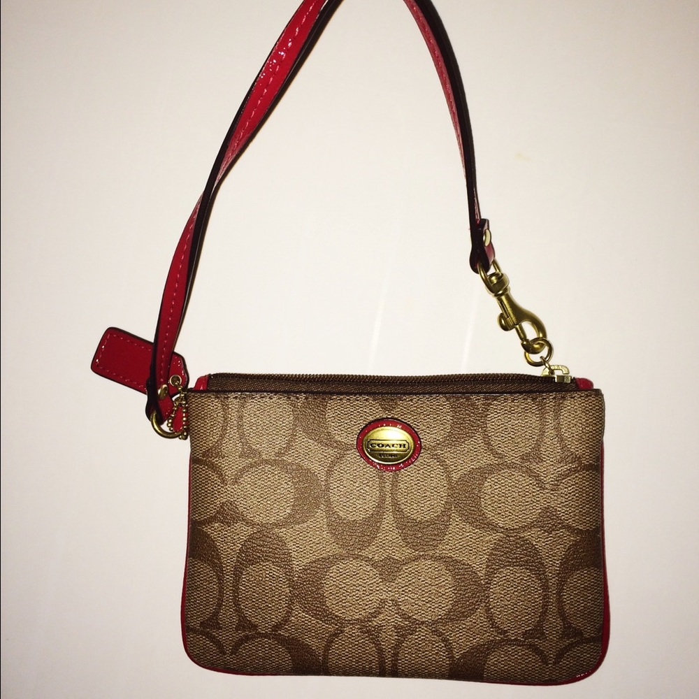 Coach brand wristlet