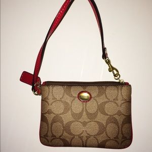 Coach brand wristlet