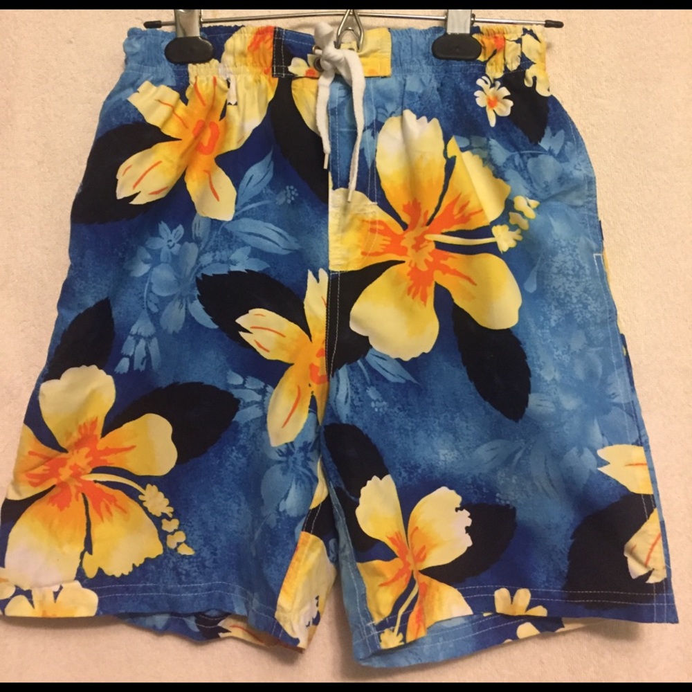 Blue Hawaiian Swim Trunks / Shorts